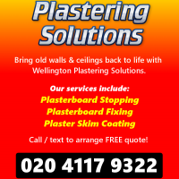 Wellington Plastering Solutions - 020 4117 9322
