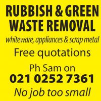 Rubbish removal & Green waste removal.