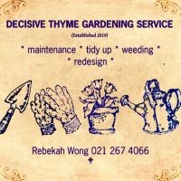 Decisive Thyme Gardening Service
