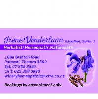 Irene Vanderlaan Herbalist, Homeopath, Naturopath