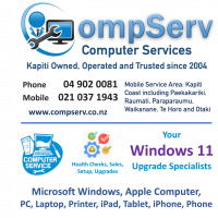 Compserv Computer Services - Since 2004 - Raumati, Paraparaumu,