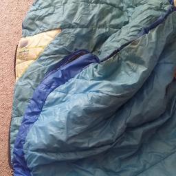 Blue Fairydown sleeping bag Neighbourly Makara Wellington