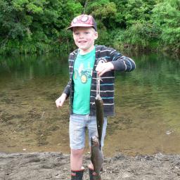 Stratford kids trout fishing day - Neighbourly Bell Block, New