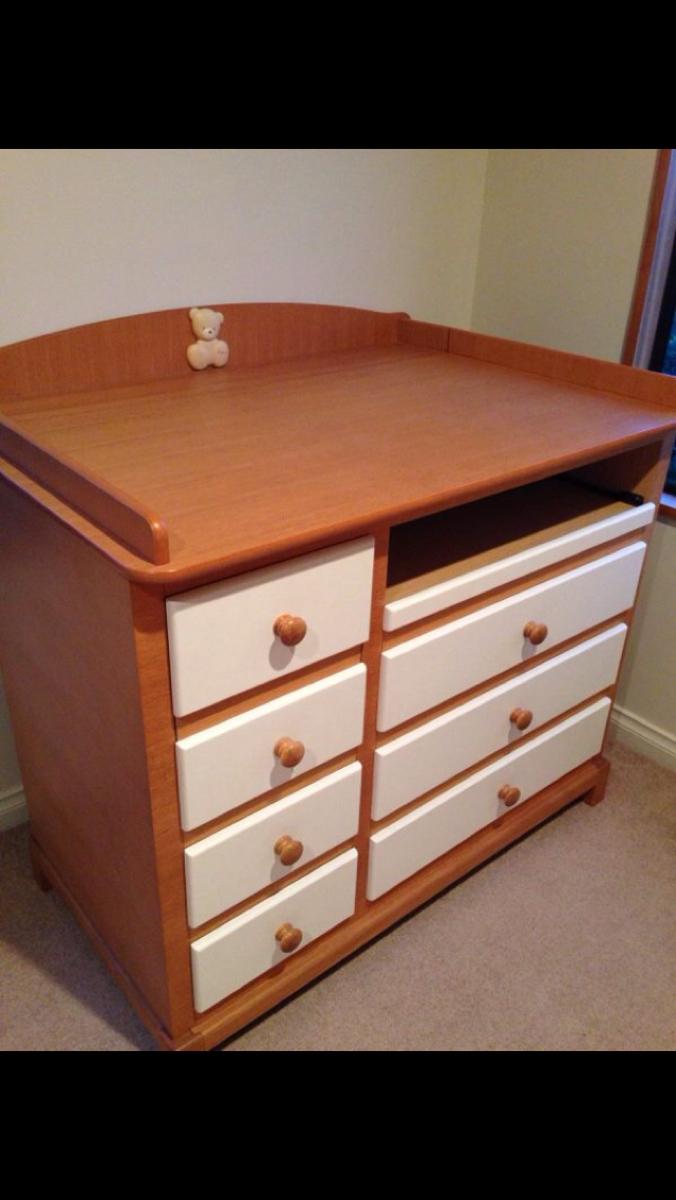 Kaloo oak baby dresser and change table Neighbourly Peka Peka Waikanae