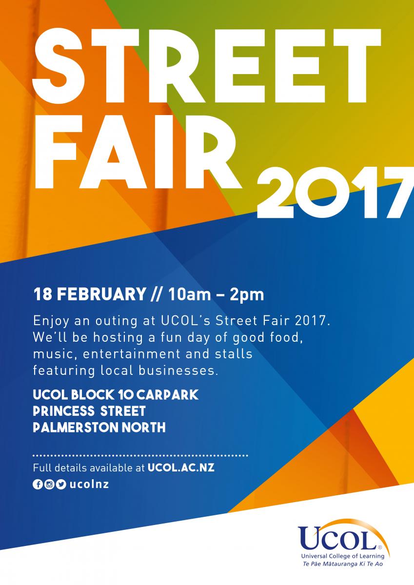 Street Fair on today (UCOL, Palmerston North) Neighbourly Milson