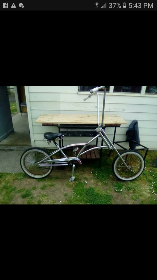 old chopper bicycle